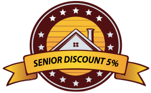 Senior Discount 5% Badge