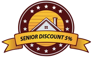 Senior Discount 5% Badge